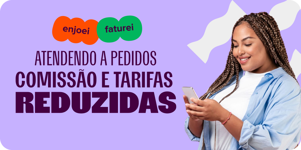 do lado esquerdo da imagem, lemos o texto: atendendo a pedidos, comissão e tarifas reduzidas. do lado direito da imagem, uma homem faz uma pose descontraída para a câmera.