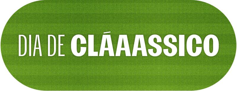 imagem traz o texto: dia de clássico