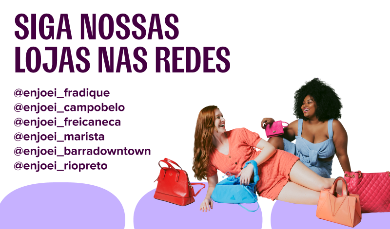 siga nossas lojas nas redes