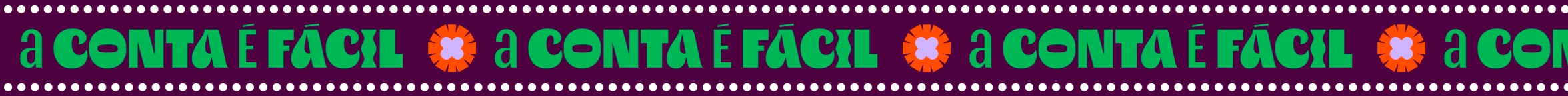 a conta é fácil