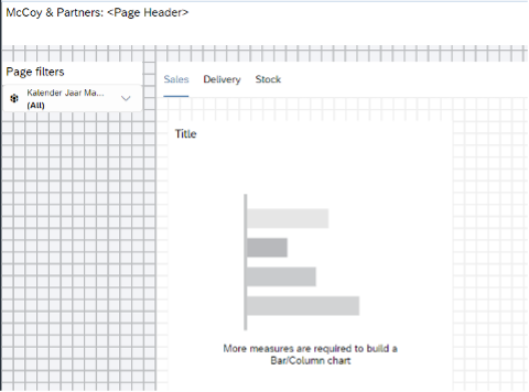 Example of a page and Tab Strip in edit-mode