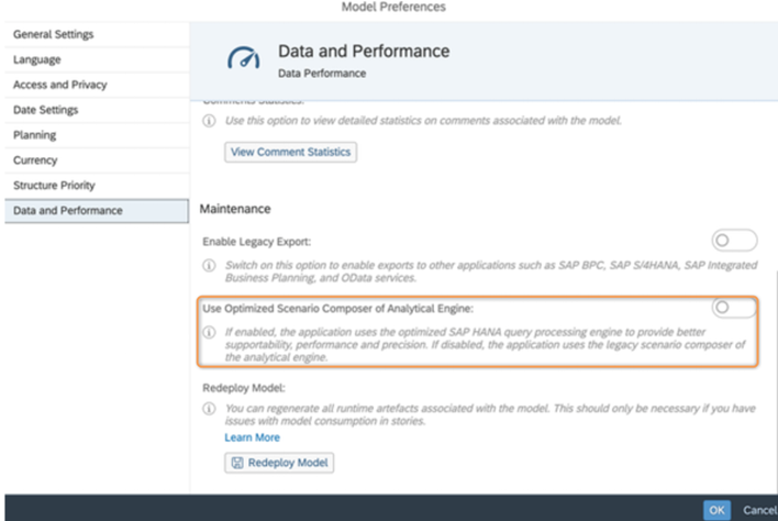 Optimized HANA Engine