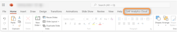 SAC Powerpoint Integration