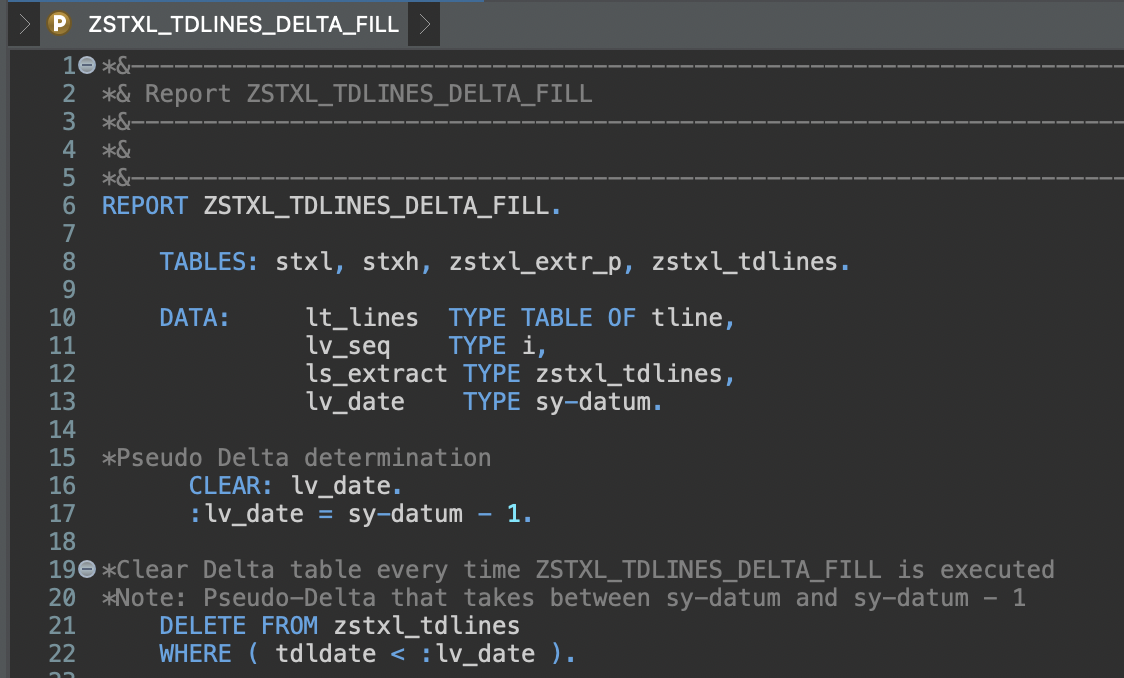 ABAP program