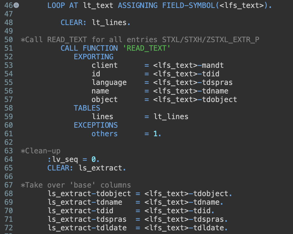 ABAP program