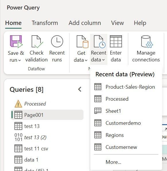 power query