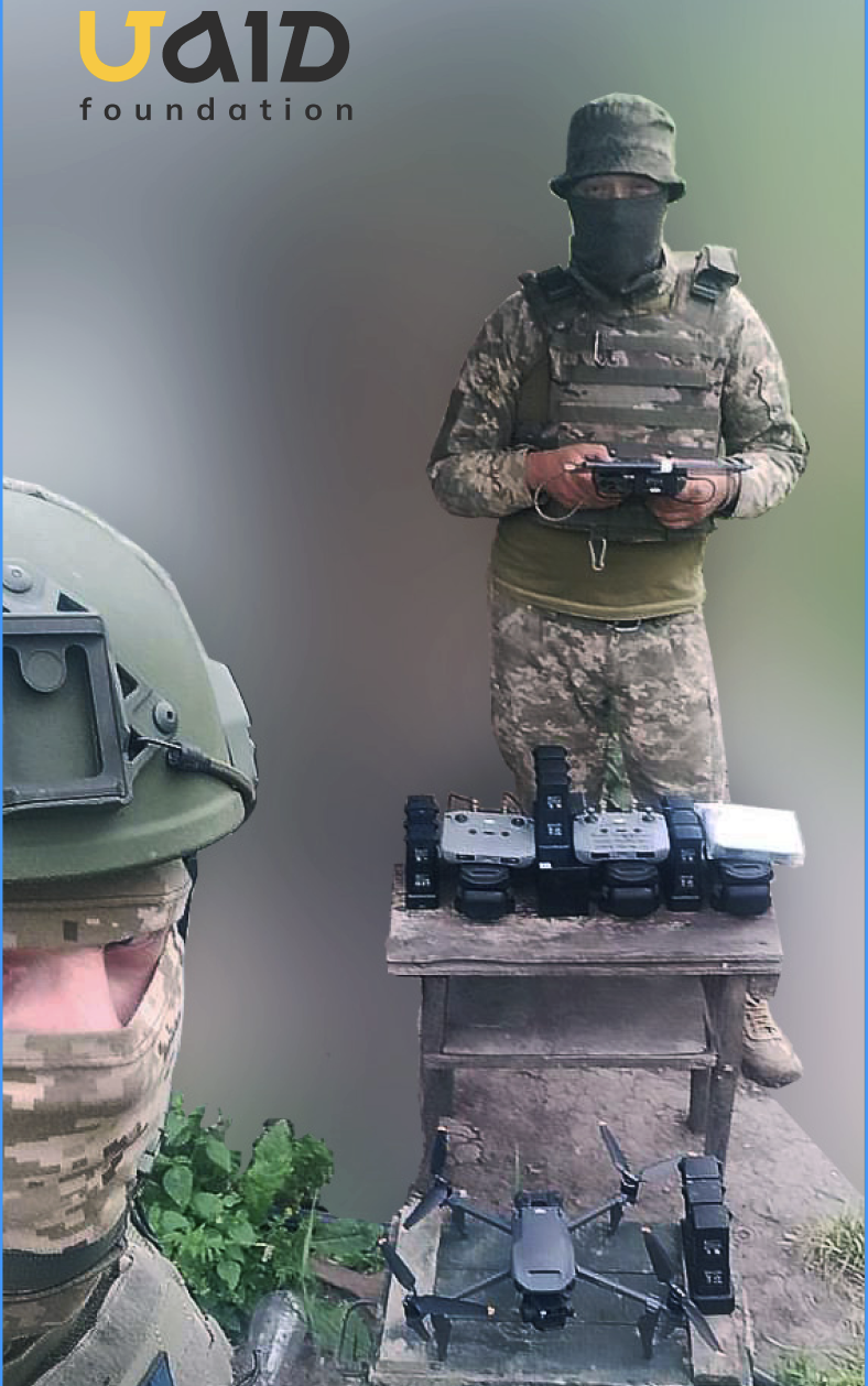 4 drones DJI Mavic 3 Basic for the 66th Brigade 6th Separate Rifle Battalion