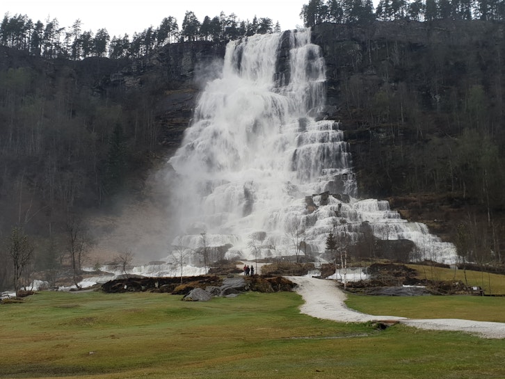 Waterfall In Gudvangen