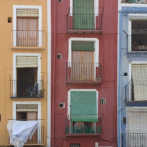 Miniatura della fotografia «Balconi a Villajoyosa»