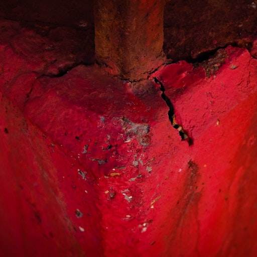 Miniatura della fotografia «Fiumicino: astratto rosso»
