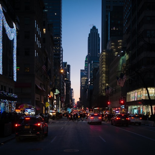 Miniatura della fotografia «New York, Manhattan: sera»