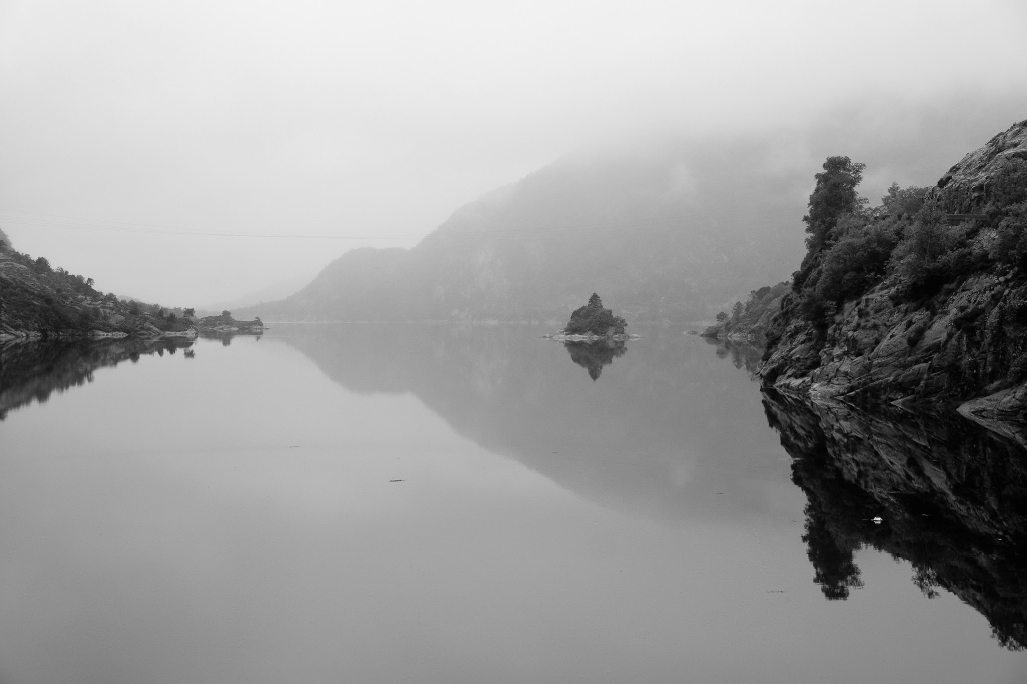 Norvegia in bianco e nero