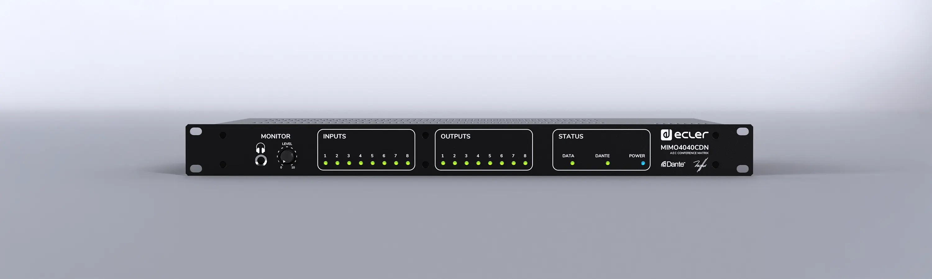 MIMO4040CDN: 40x40 | digital matrix | Dante™ | AES67. Digital