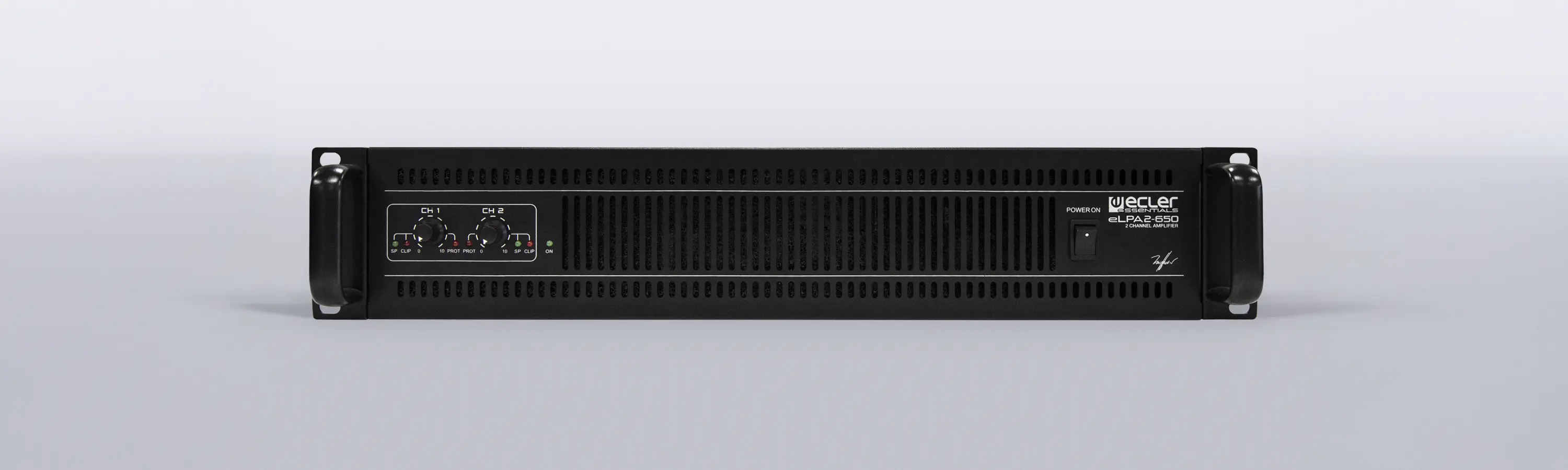 eLPA2-650: 2x650 WRMS | lightweight | stereo | amplifier. Low