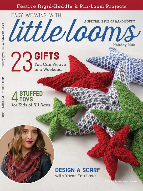 Cover of Easy Weaving with Little Looms Holiday 2020