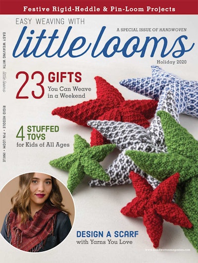 Cover of Easy Weaving with Little Looms Holiday 2020