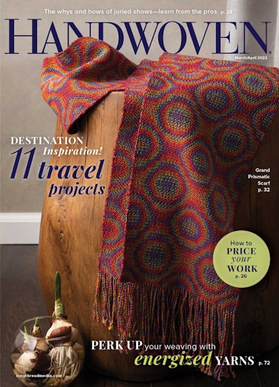 Cover of Handwoven March/April 2022