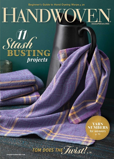 Cover of Handwoven January/February 2022