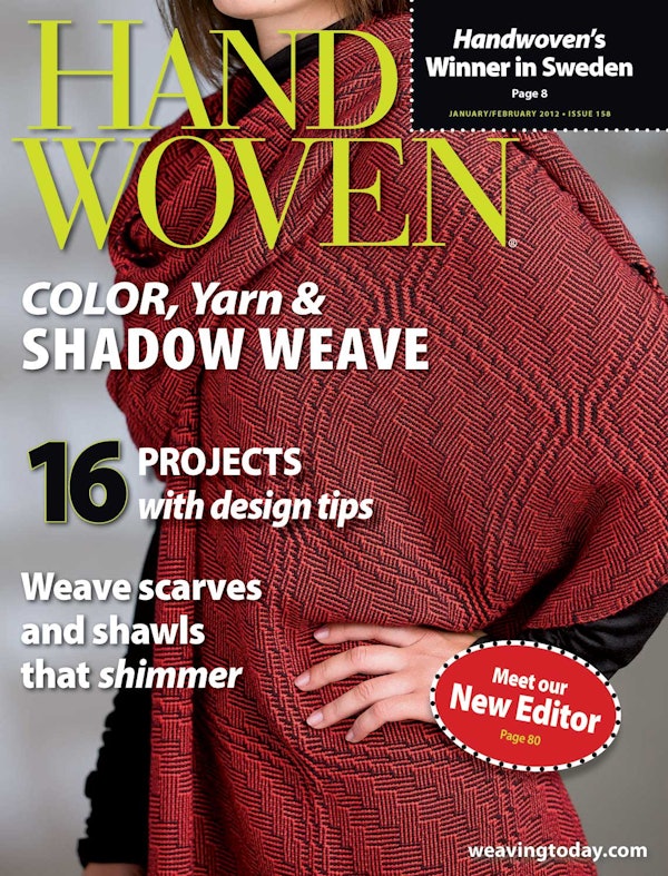 Cover of Handwoven January-February 2012
