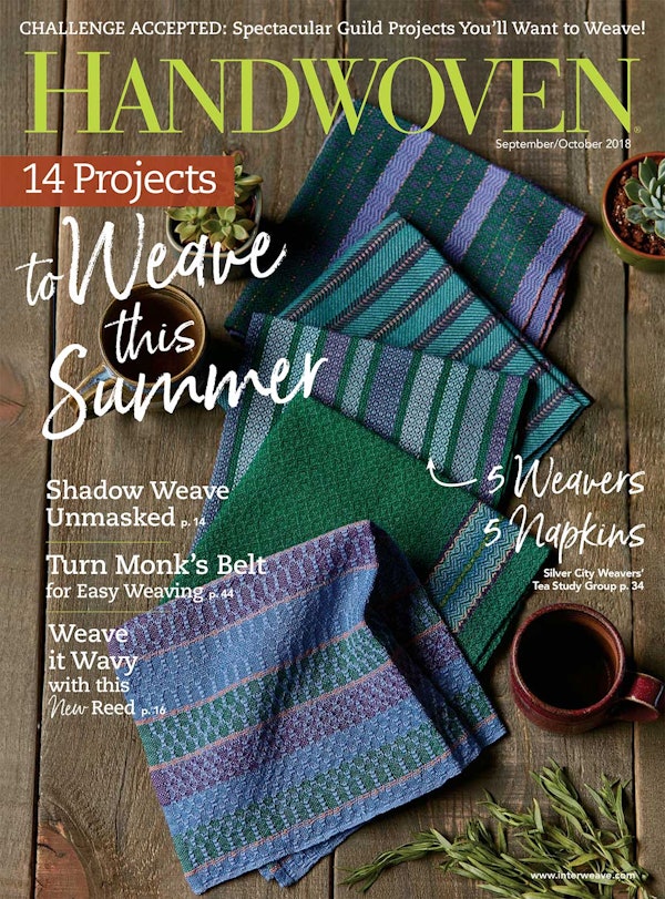 Cover of Handwoven September-October 2018