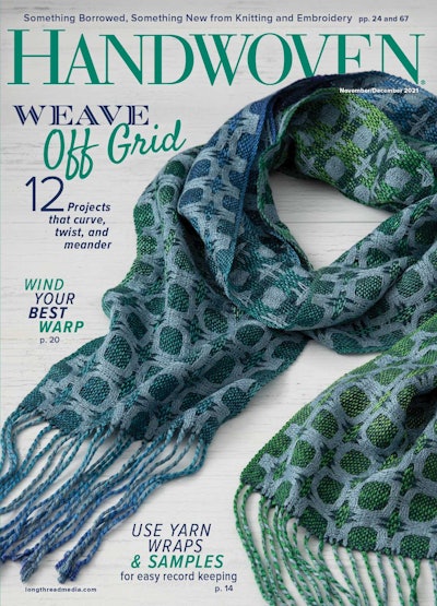 Cover of Handwoven November/December 2021