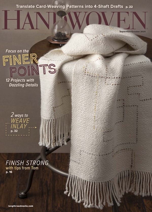 Cover of Handwoven September/October 2021