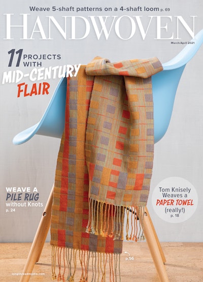 Cover of Handwoven March/April 2021