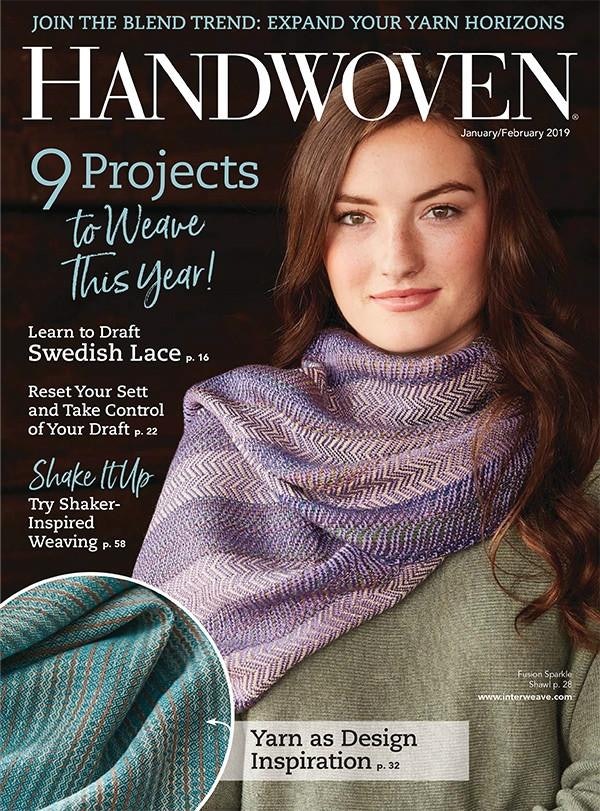 Cover of Handwoven January/February 2019