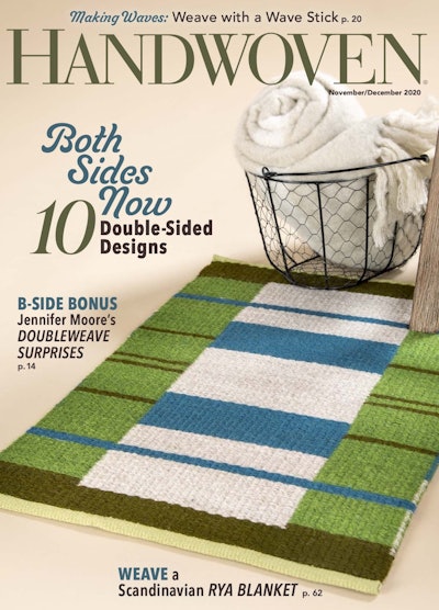 Cover of Handwoven November/December 2020