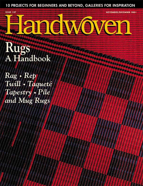 Cover of Handwoven November-December 2001