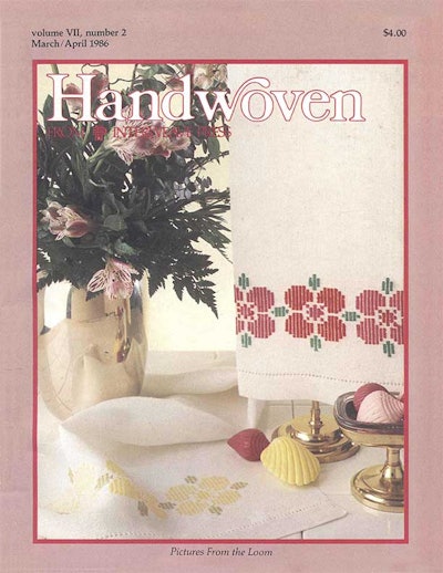 Cover of Handwoven March-April 1986
