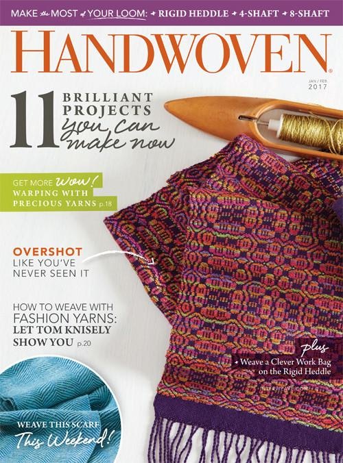 Cover of Handwoven January/February 2017