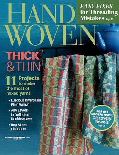 Cover of Handwoven November/December 2016