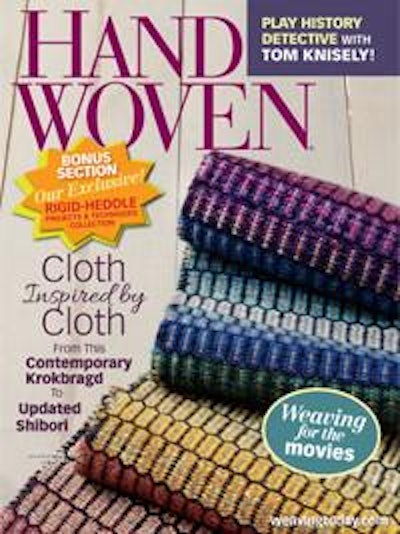 Cover of Handwoven March/April 2014