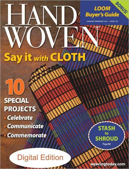 Cover of Handwoven January/February 2011