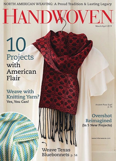 Cover of Handwoven March/April 2019