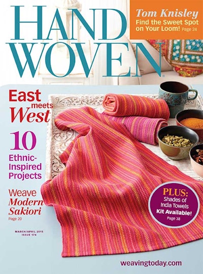 Cover of Handwoven March-April 2015