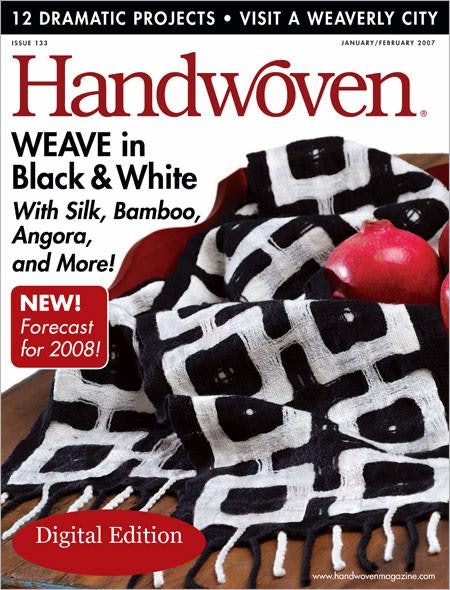 Cover of Handwoven January/February 2007
