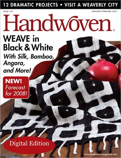 Cover of Handwoven January/February 2007