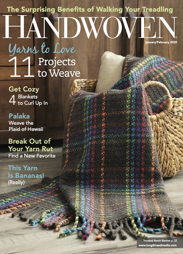 Cover of Handwoven January/February 2020