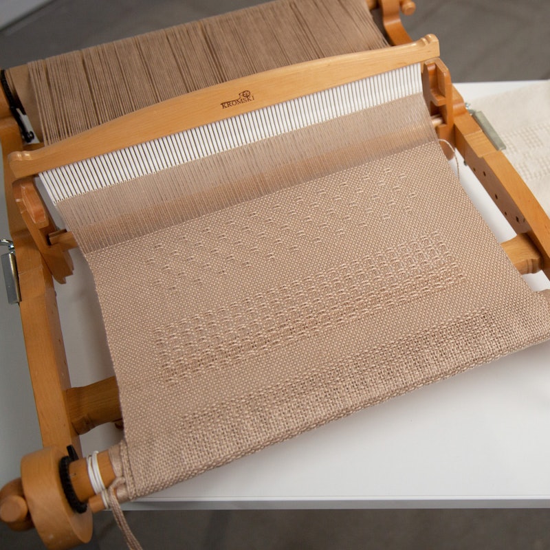 Lace Sampler on loom