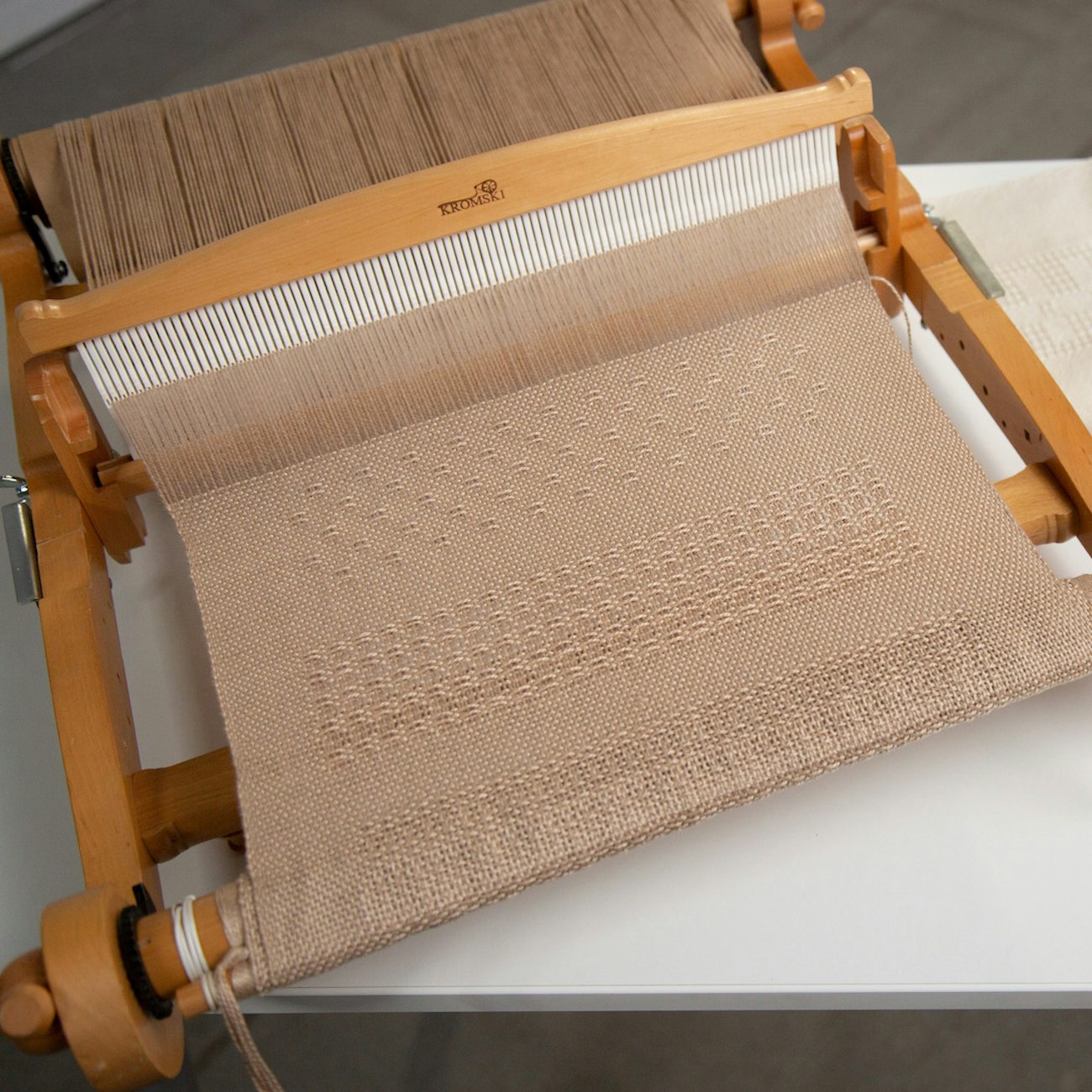Lace Sampler on loom