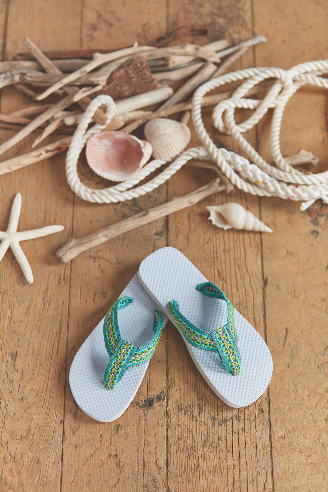 Jennifer B. Williams inkle woven Tropical Seas Flip-Flop Sandals
