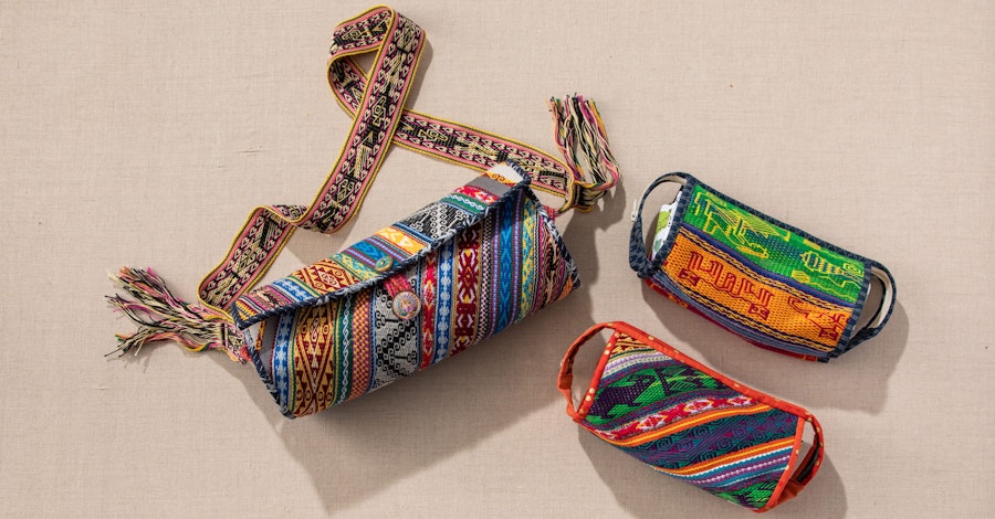ulie Beers' inkle-woven bags