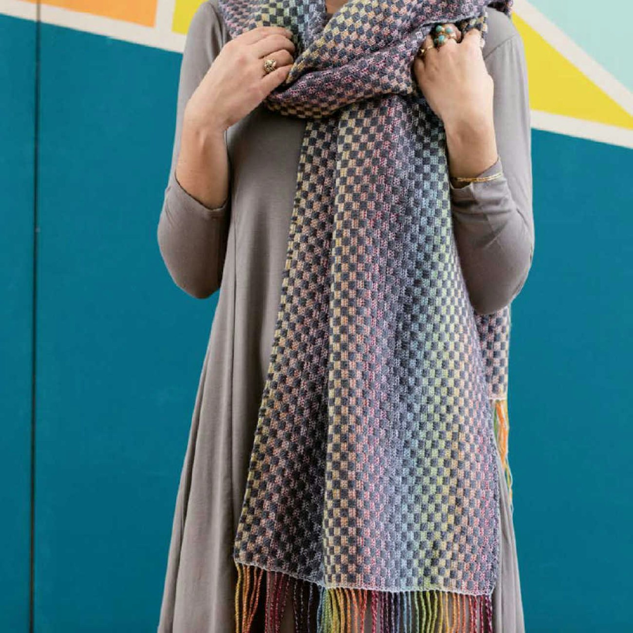 Rainbow Connection Shawl