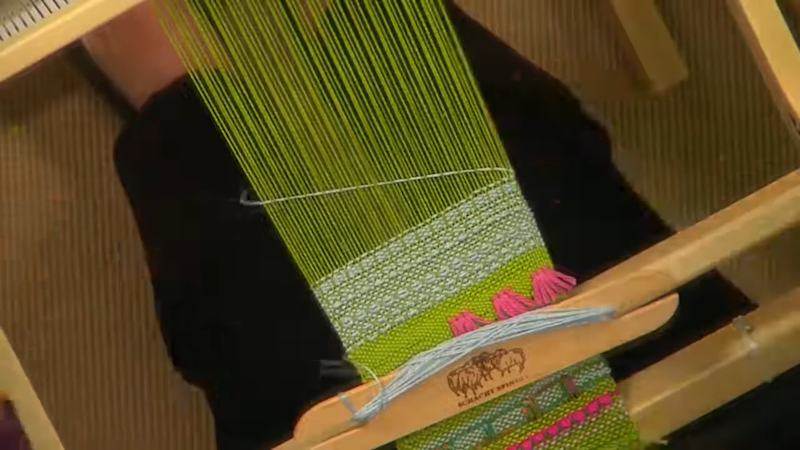 How to weave warp and weft floats video with Jane Patrick