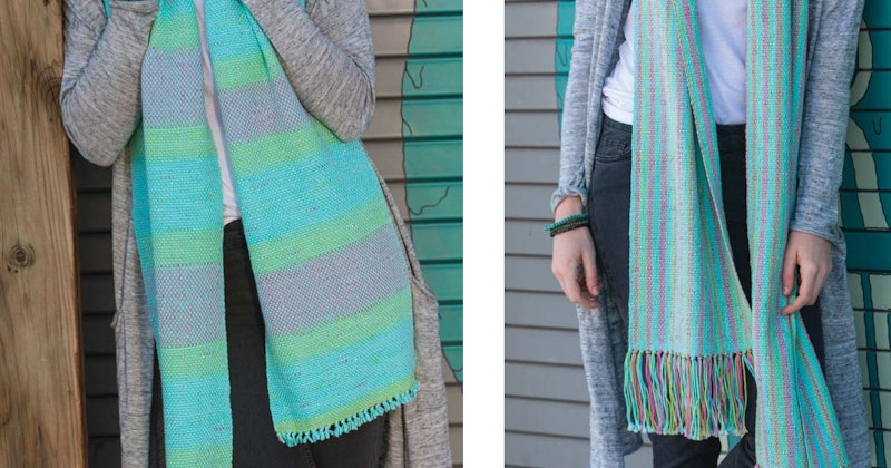 Latitude and Longitude Scarves by Denise Renee Grace