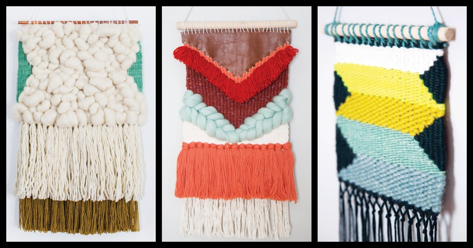 Fill Your Home with DIY Woven Art Little Looms