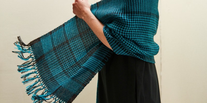 Deb Essen’s Glamp Shawl.