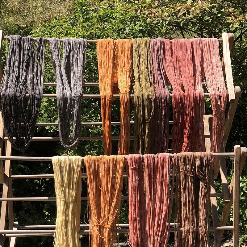 Hill Skeins Drying